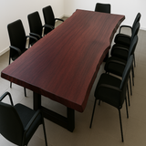Live Edge Mahogany Conference Table