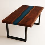 Live Edge River Mahogany Dining Table