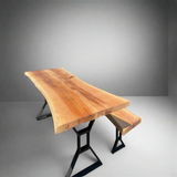 Live Edge Jointed Sycamore Dining Table