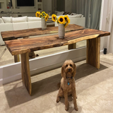 Live Edge Acacia Console Table
