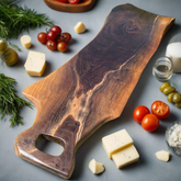 Live Edge Black Walnut Charcuterie Board