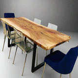 Live Edge Bookmatch Sycamore Dining Table