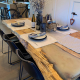 Live Edge Maple Epoxy River Table
