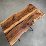 Live Edge Bookmatch Maple Dining Table