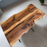 Live Edge Bookmatch Maple Dining Table