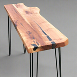 Live Edge Maple Console Table