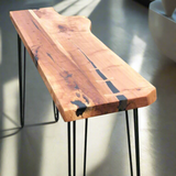 Live Edge Maple Console Table