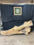 Live Edge Spalted Maple Slab 106"Lx15-42"Wx3"T