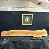 Live Edge Sycamore Slab 106"Lx13-17"Wx2"T