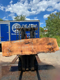Live Edge White Oak Slab 89"L x24-26"Wx3"T