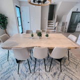 Live Edge Jointed Beech Dining Table