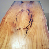 Live Edge Bookmatch Elm Dining Table