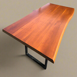 Live Edge Jointed Cherry Dining Table