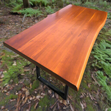 Live Edge Jointed Cherry Dining Table