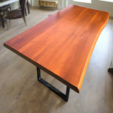 Live Edge Jointed Cherry Dining Table