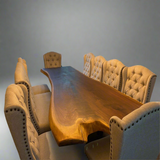 Live Edge Single Slab Black Walnut Table