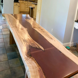 Live Edge Maple Epoxy River Table