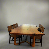 Live Edge Maple Single Slab Dining Table