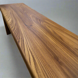 Live Edge Single Slab Teak Table