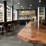 Live Edge White Oak Bar Top