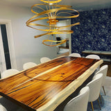Live Edge Jointed Acacia Dining Table