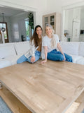 Ali Manno’s Inspo- Maple Farmhouse Coffee Table