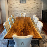 Live Edge Bookmatch Acacia Dining Table