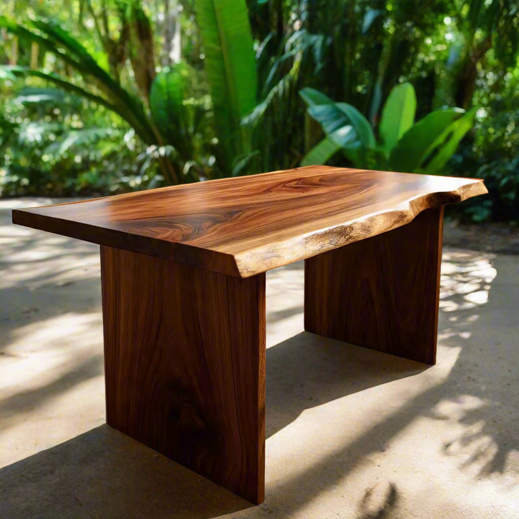 Live Edge Mahogany Desk