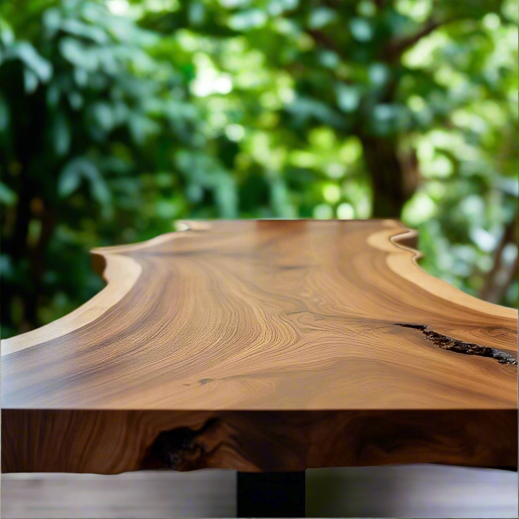 Live Edge White Oak Conference Table