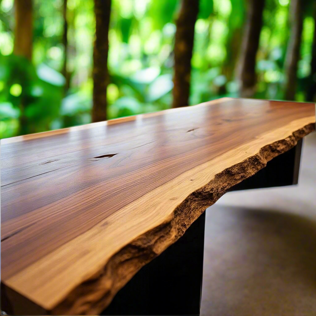 Live Edge Red Oak Conference Table