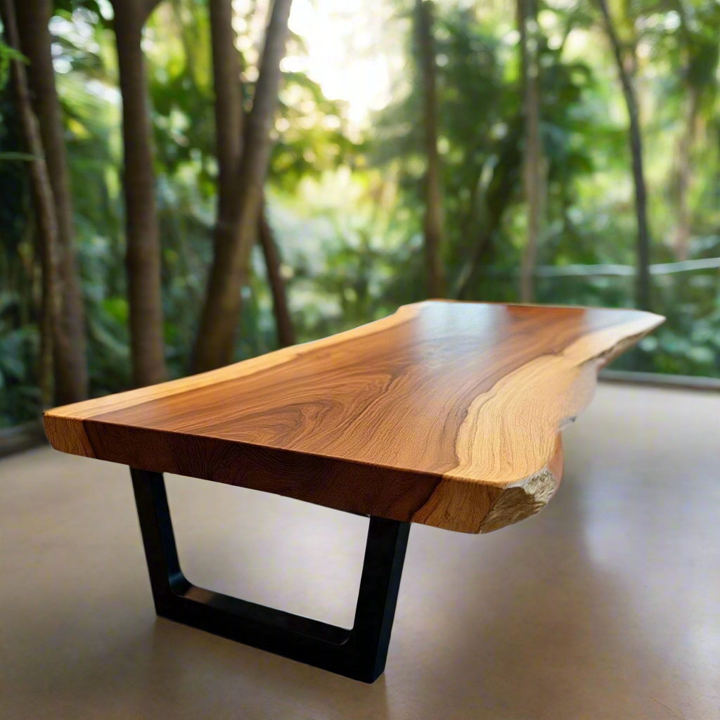 Live Edge White Oak Conference Table