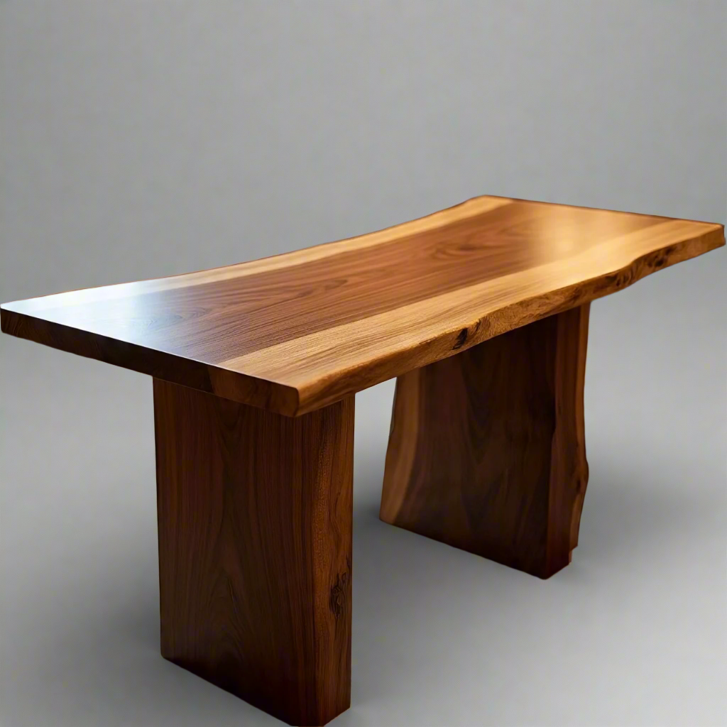 Live Edge Ambrosia Maple Desk