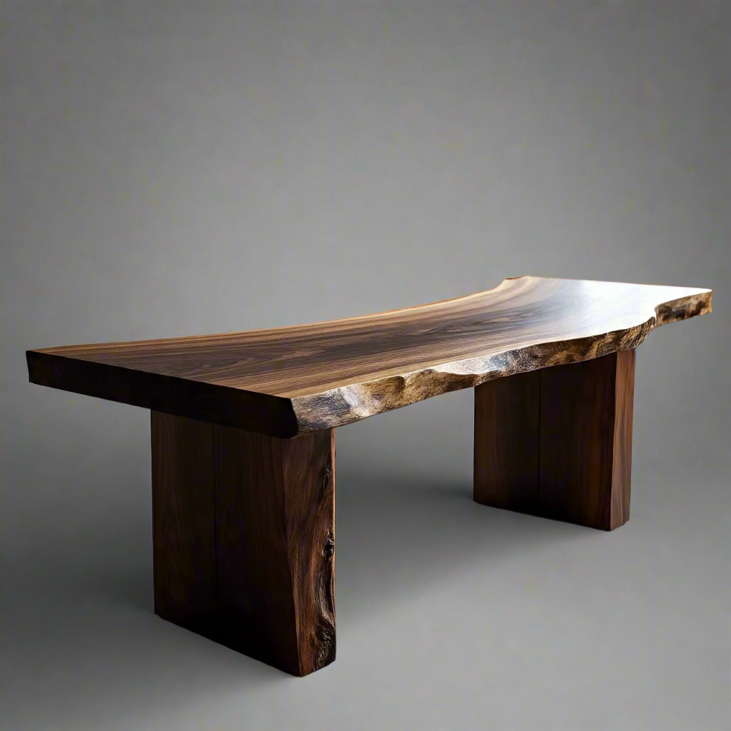 Live Edge Black Walnut Desk
