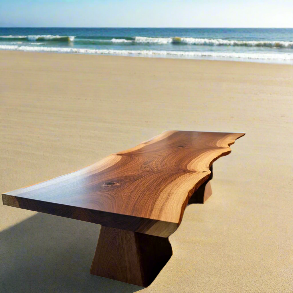 Live Edge Copper Beech Conference Table