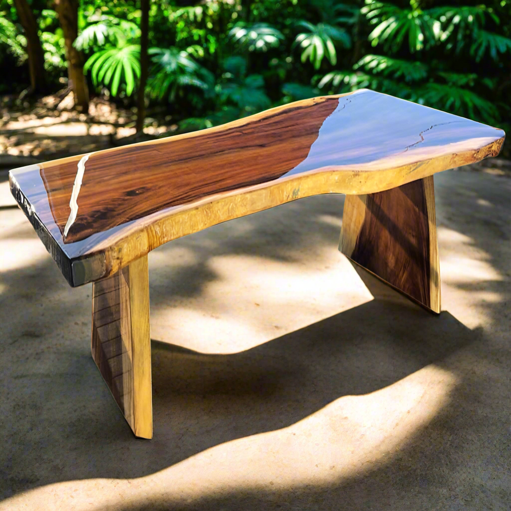 Live Edge Acacia Single Slab Table