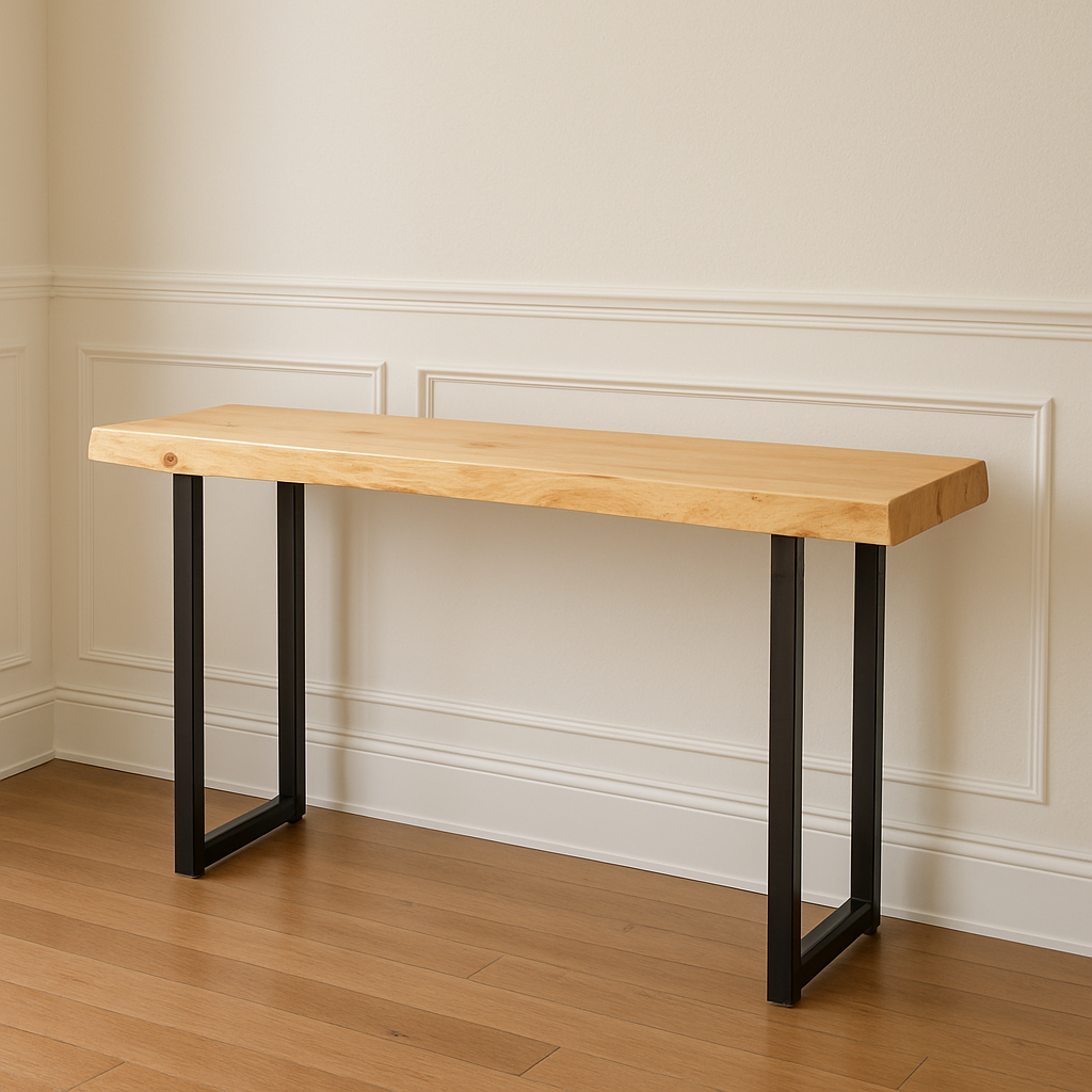 Live Edge Spruce Console Table