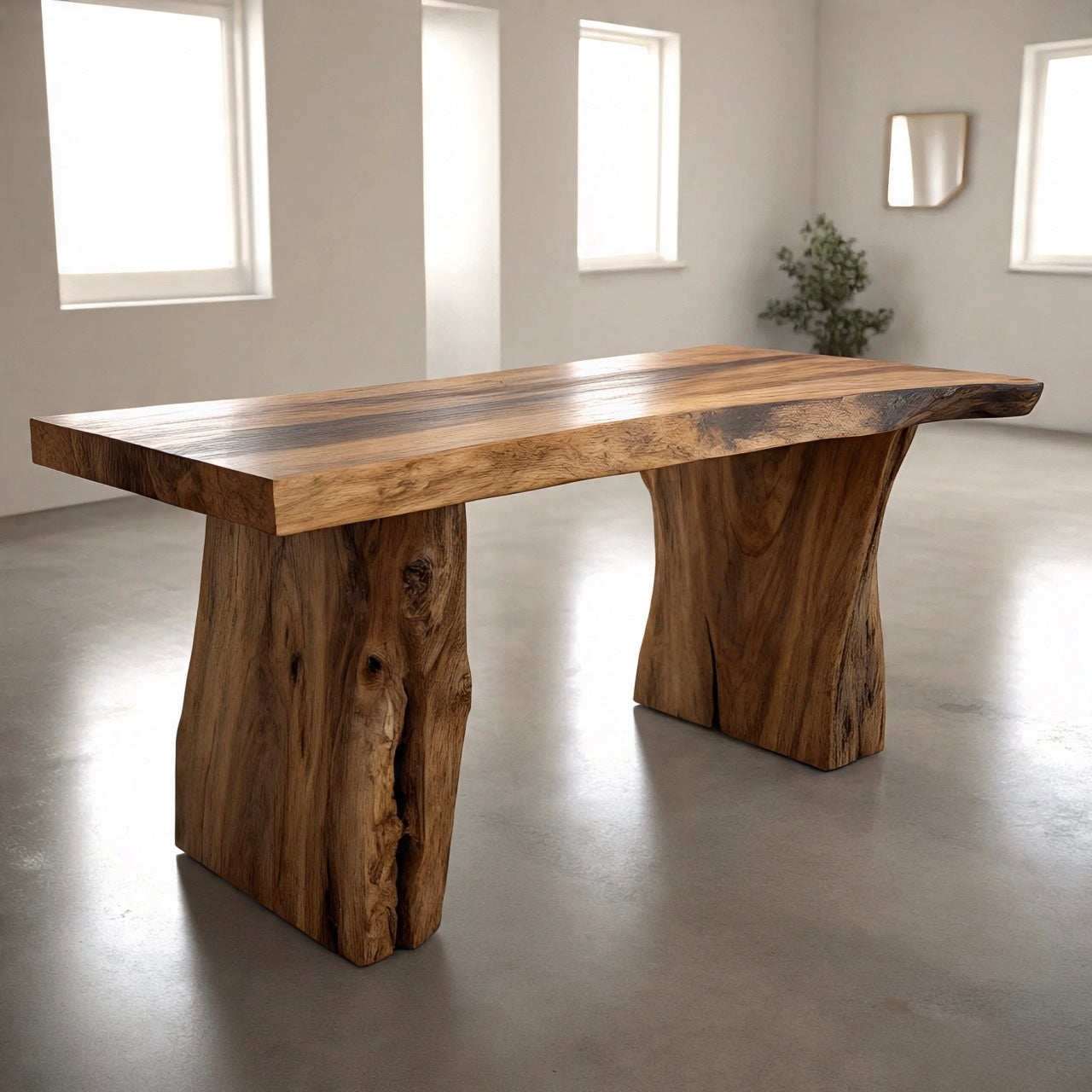 Live Edge Hickory Desk