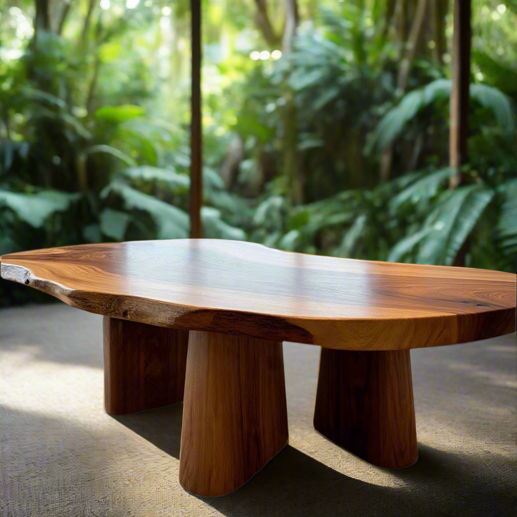 Live Edge White Oak Conference Table