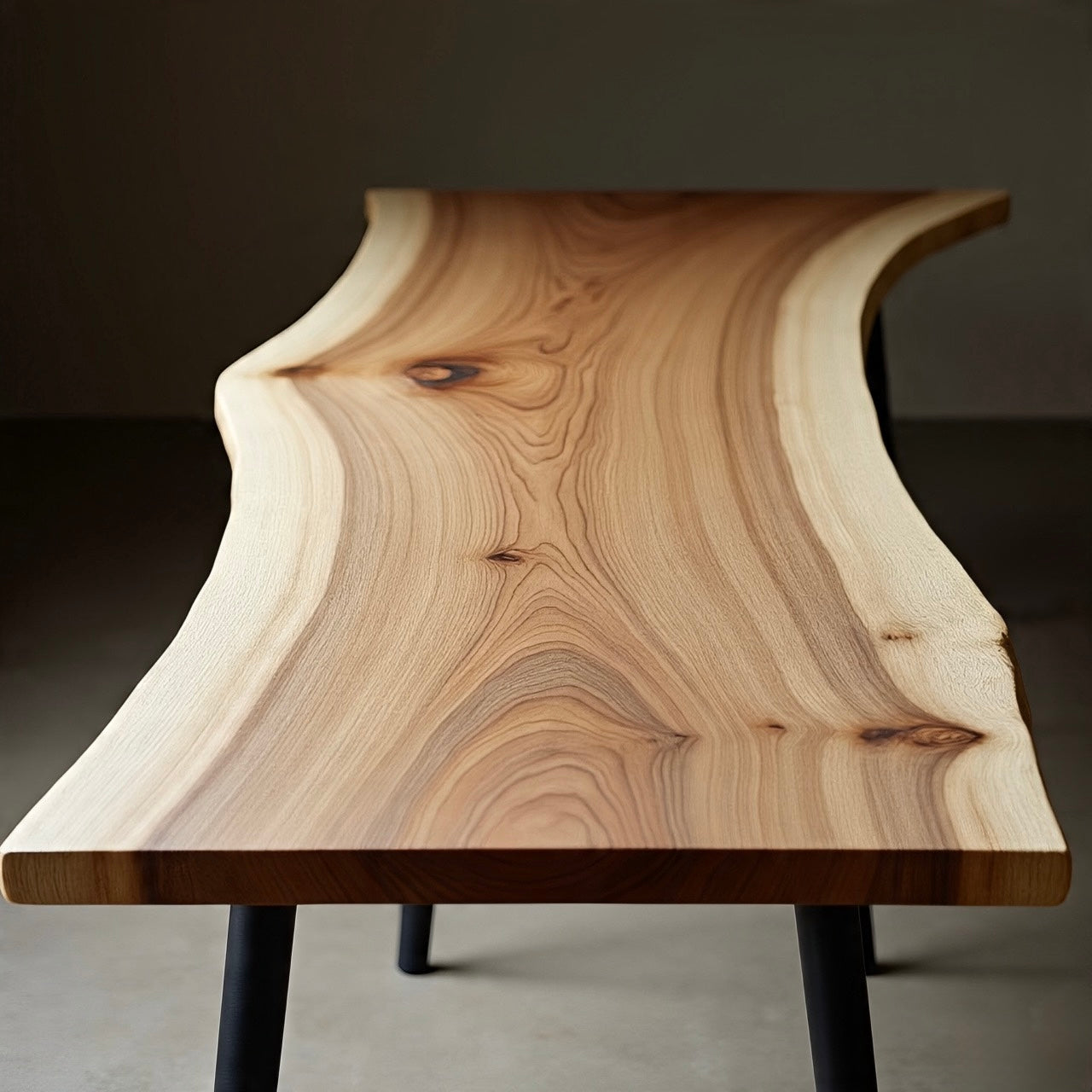 Live Edge White Oak Desk