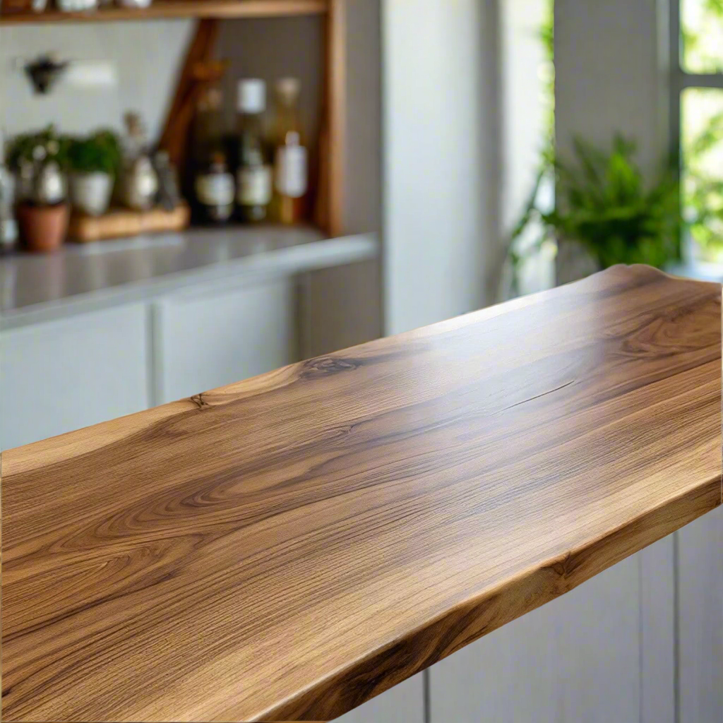 Live Edge Hickory Countertop