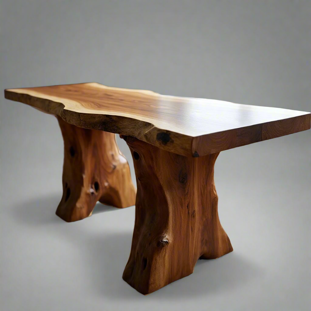 Live Edge Elm Desk