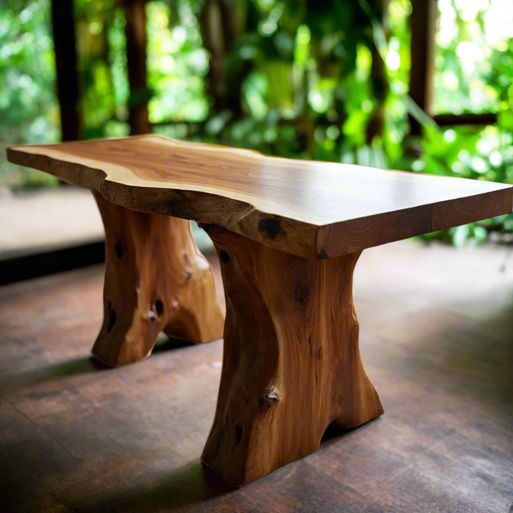 Live Edge Elm Desk
