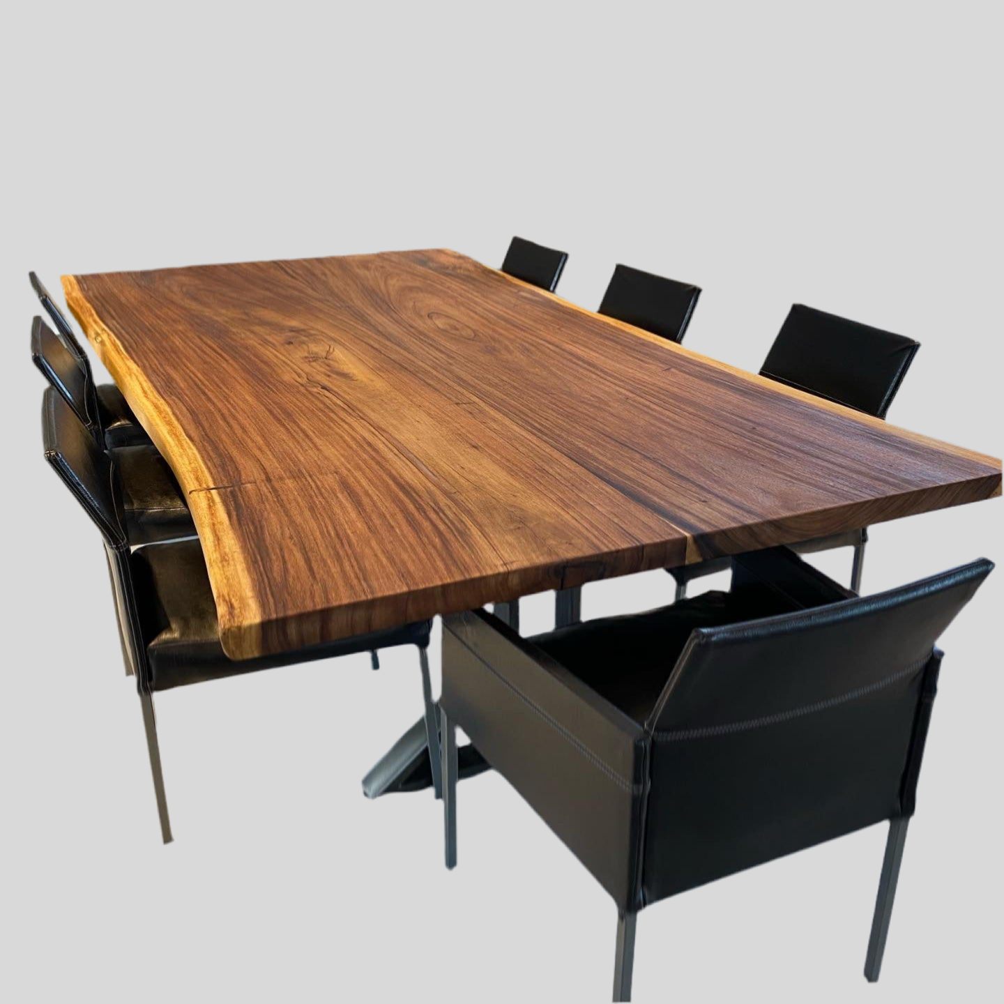 Live Edge Bookmatch Acacia Dining Table