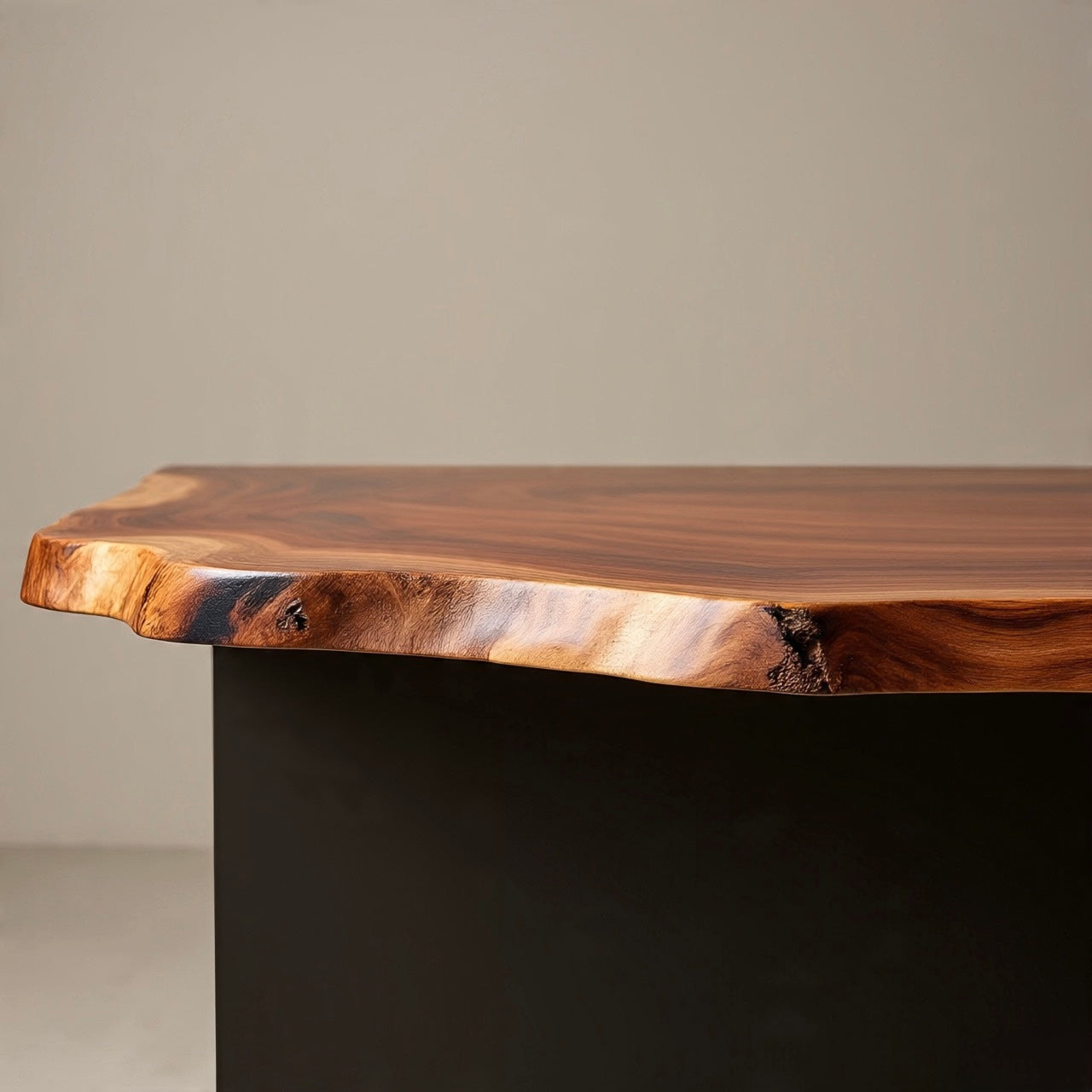 Live Edge Copper Beech Bar Top