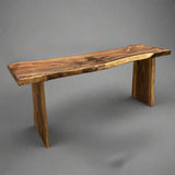Live Edge Acacia Console Table