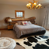 Live Edge Copper Beech Head Board