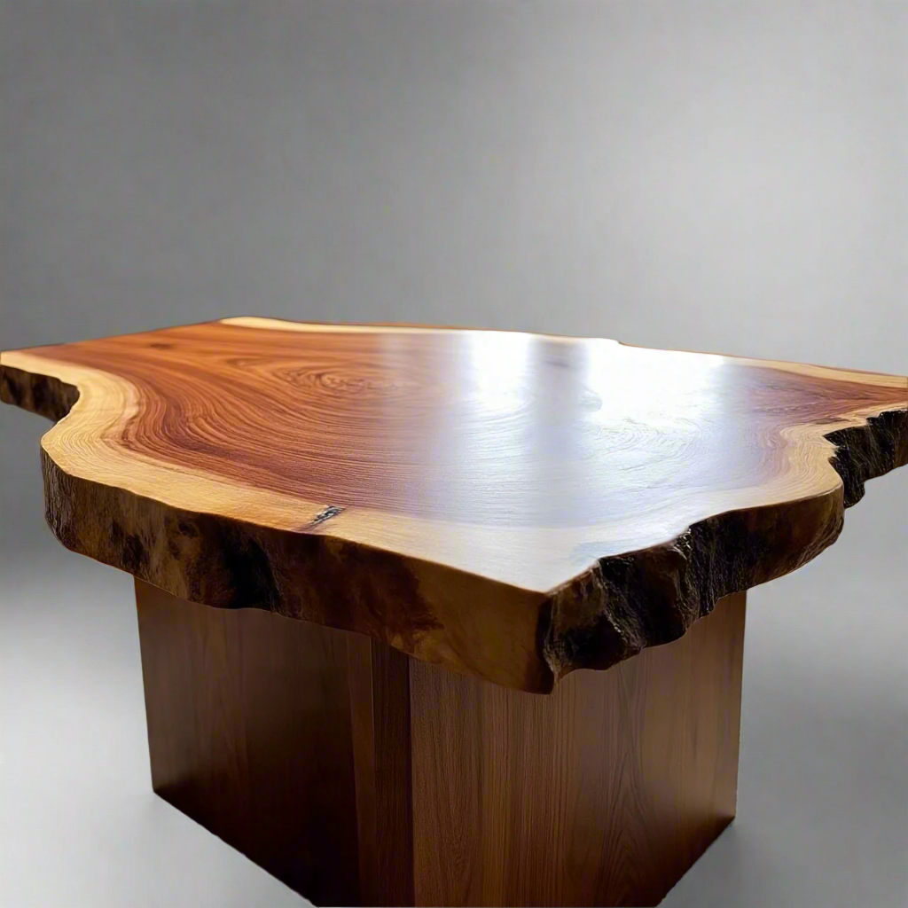 Live Edge Red Oak Desk