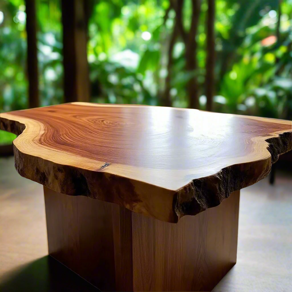 Live Edge Red Oak Desk
