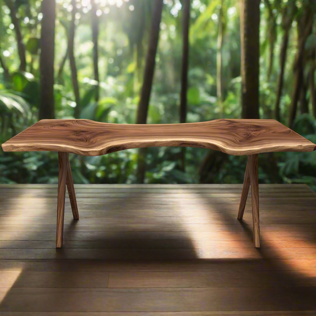 Live Edge Elm Desk