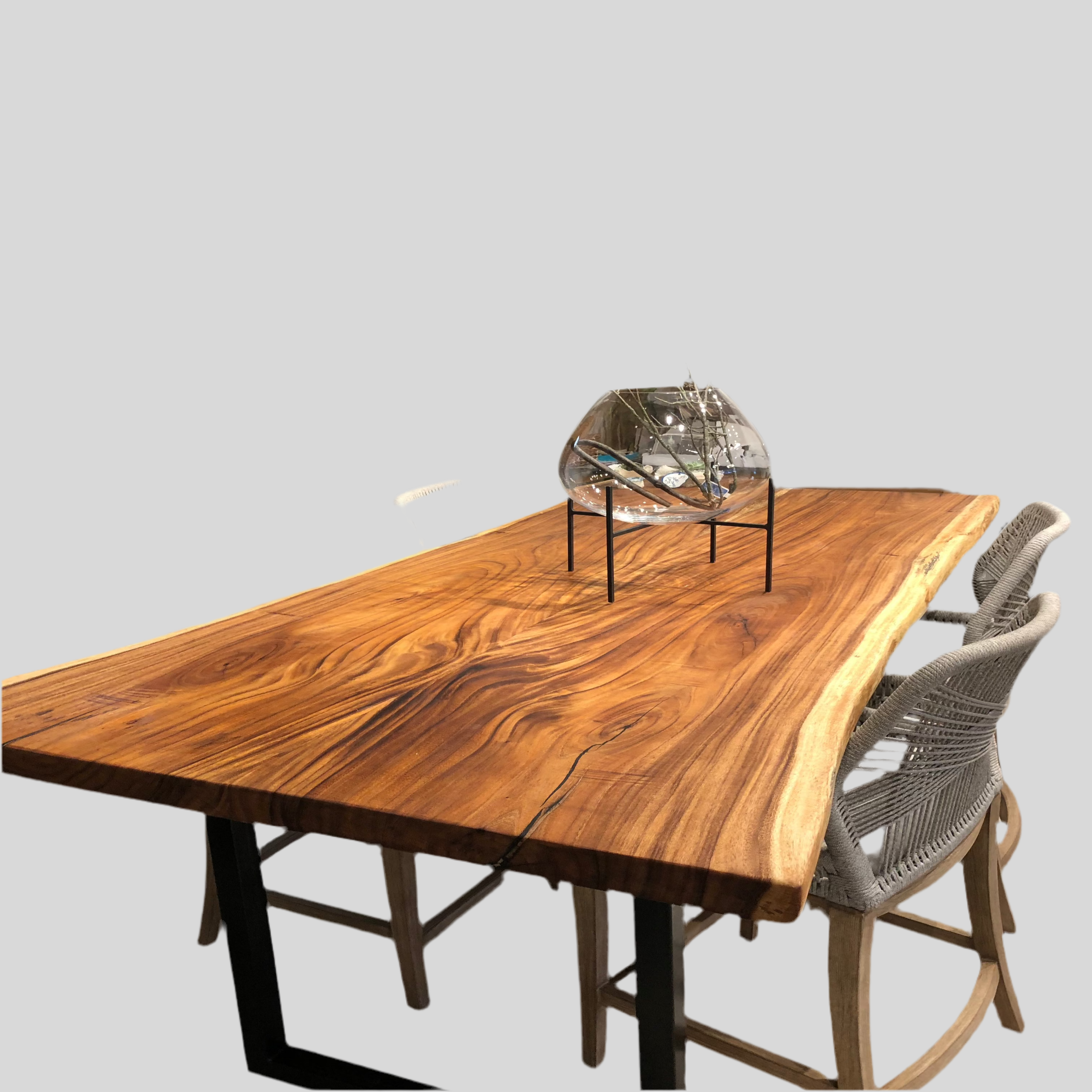 Live Edge Acacia Single Slab Table